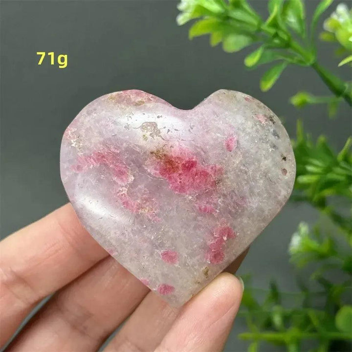 Rhodochrosite Crystal Heart