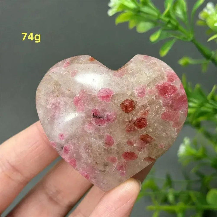 Rhodochrosite Crystal Heart