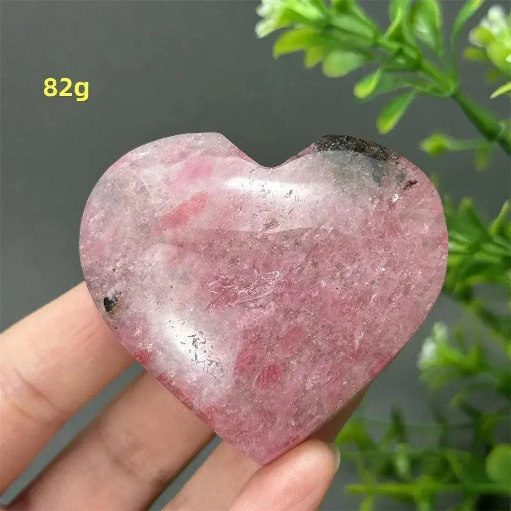 Rhodochrosite Crystal Heart