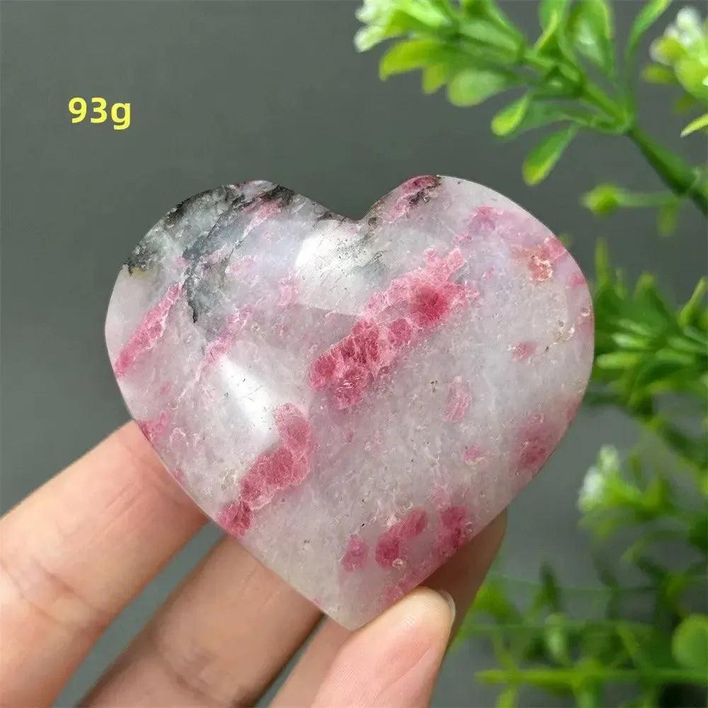 Rhodochrosite Crystal Heart
