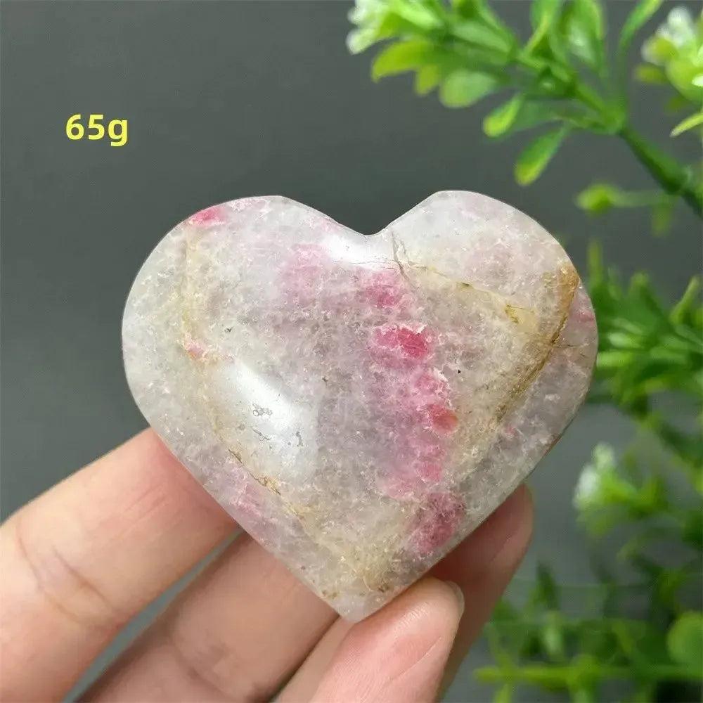 Rhodochrosite Crystal Heart