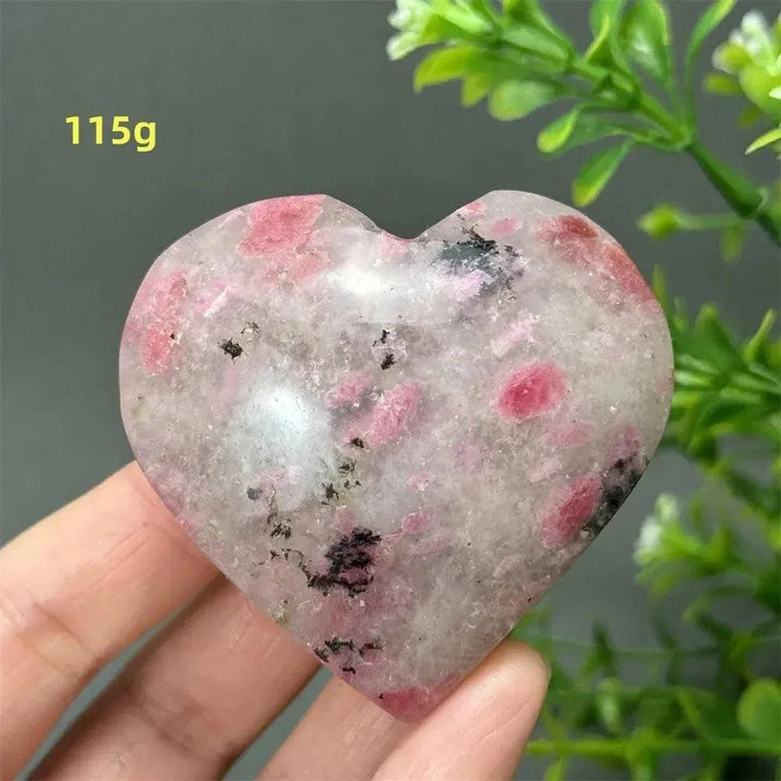 Rhodochrosite Crystal Heart