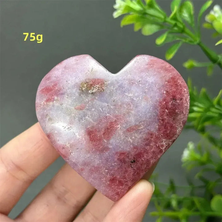 Rhodochrosite Crystal Heart-Hearts-Ali-Rhodochrosite-A25 75g-Crystal Destiny