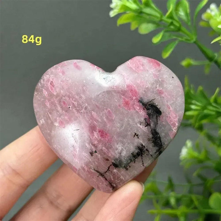 Rhodochrosite Crystal Heart