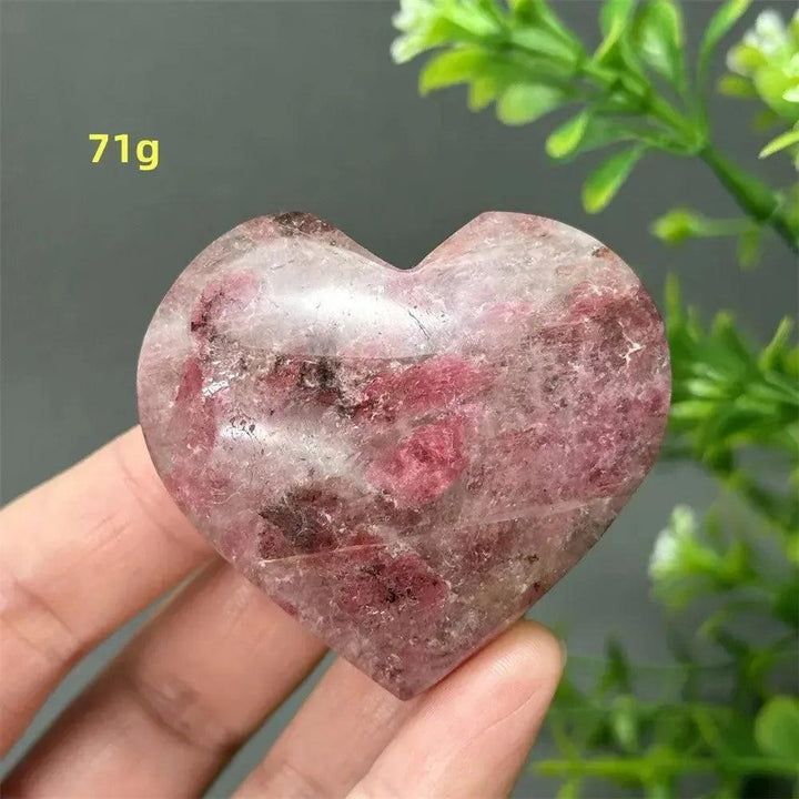 Rhodochrosite Crystal Heart