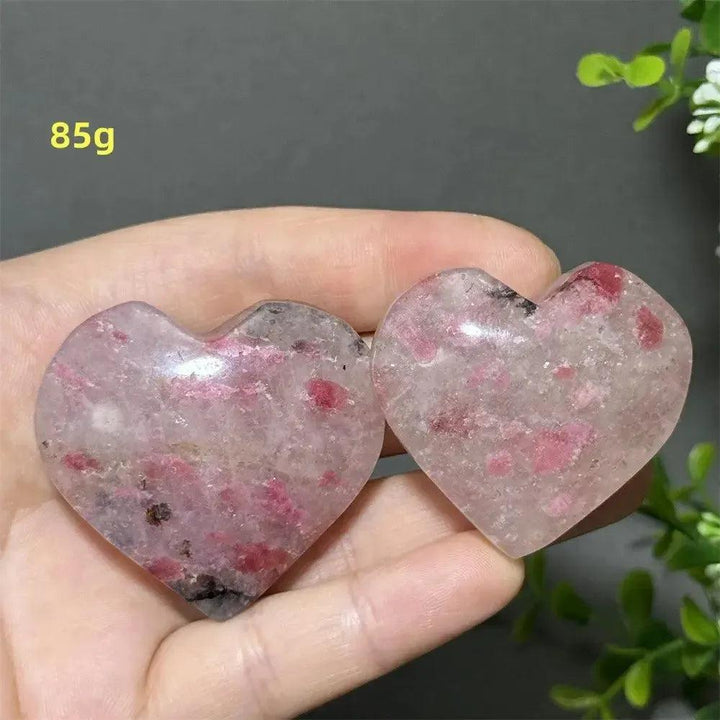Rhodochrosite Crystal Heart