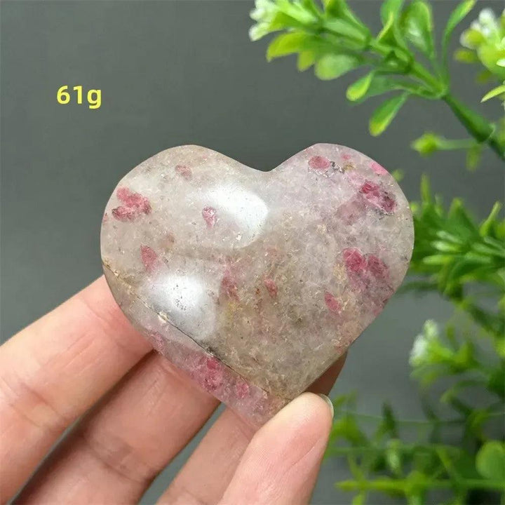 Rhodochrosite Crystal Heart