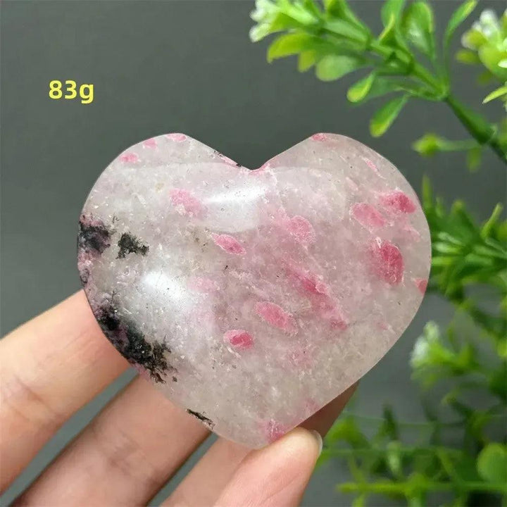 Rhodochrosite Crystal Heart
