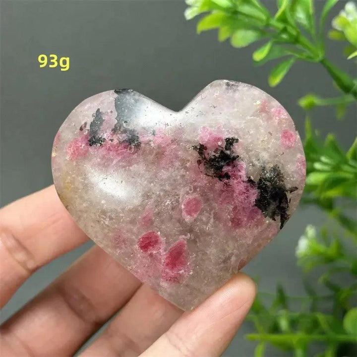 Rhodochrosite Crystal Heart