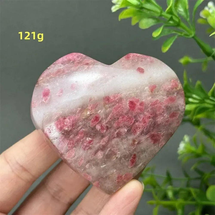 Rhodochrosite Crystal Heart