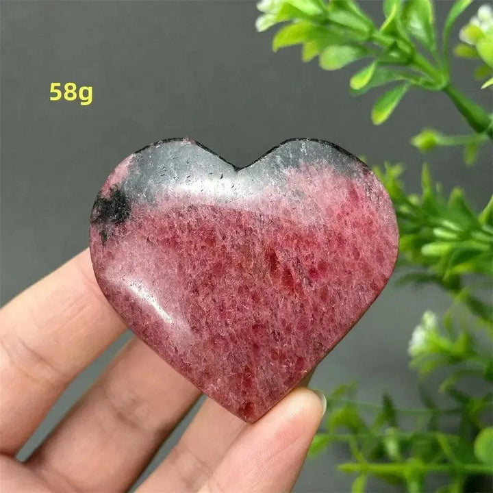 Rhodochrosite Crystal Heart