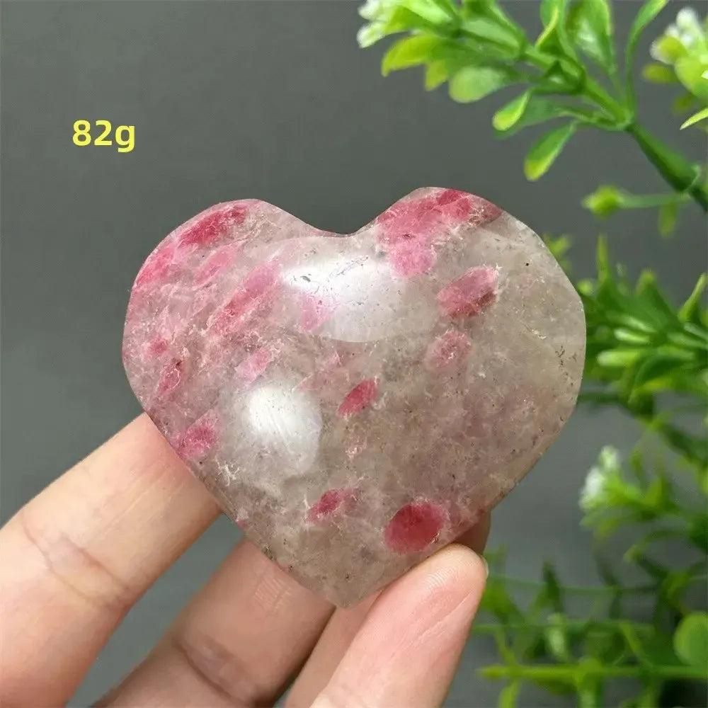Rhodochrosite Crystal Heart