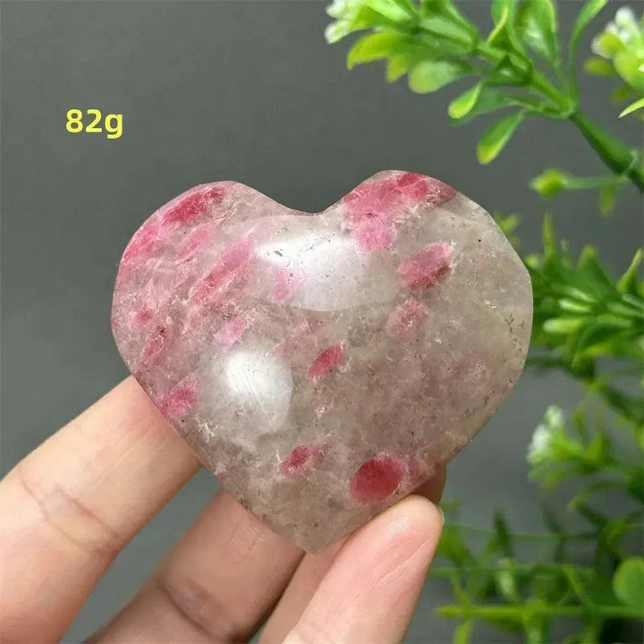 Rhodochrosite Crystal Heart