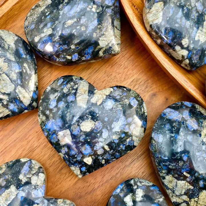 Rhyolite Crystal Hearts