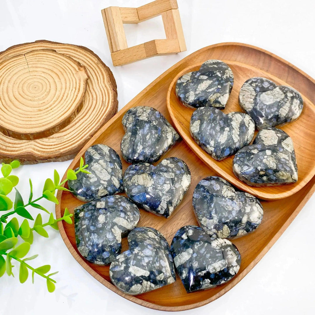 Rhyolite Crystal Hearts