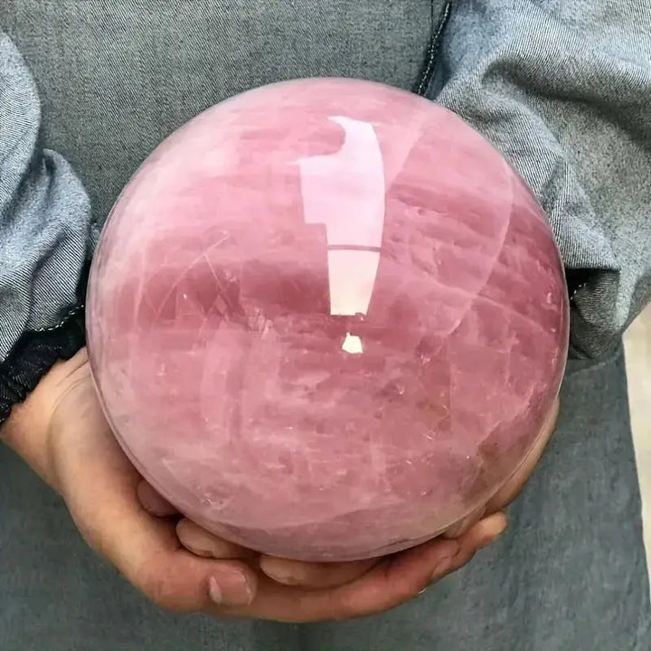 Rose Quartz Crystal Spheres-Spheres-Ali-Rose Quartz-20-25mm 15-20g-Crystal Destiny