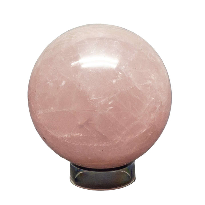 Rose Quartz Sphere 67-75mm-Spheres-Crystal Destiny-Rose Quartz-452g - 67mm Diameter-Crystal Destiny