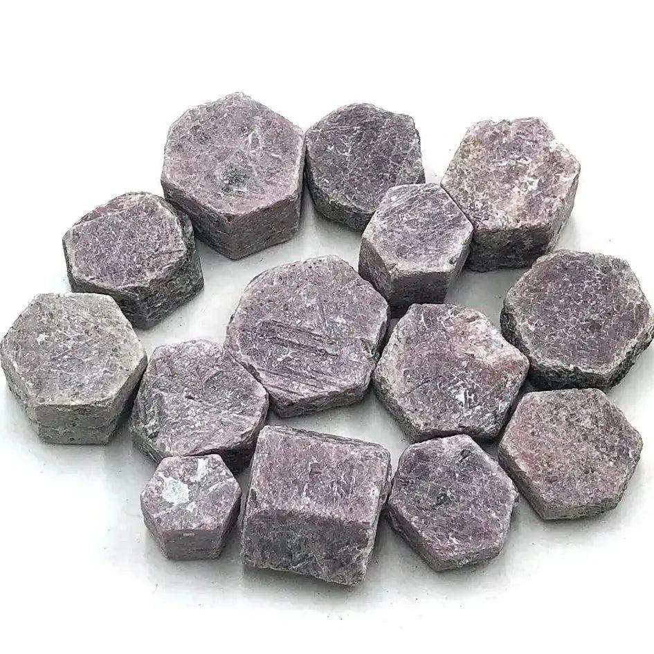 Raw Ruby Corundum crystals, deep red, natural rough hexagonal specimens for passion, courage, and protection.