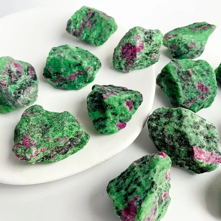 Ruby Zoisite Raw Stone