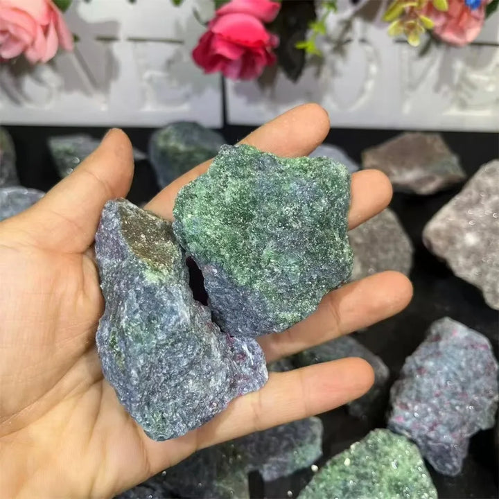 Ruby in Kyanite Raw Stone