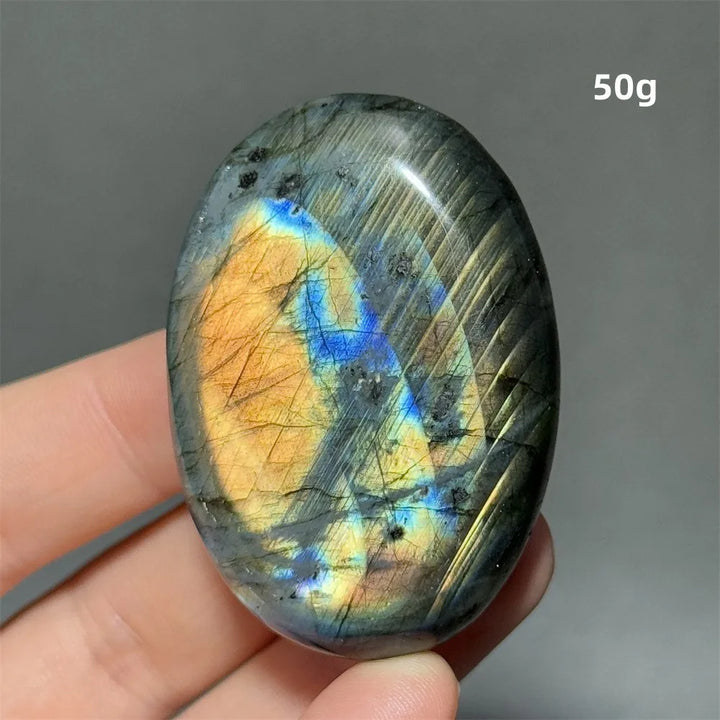 Labradorite Crystal Polished Palm Stone