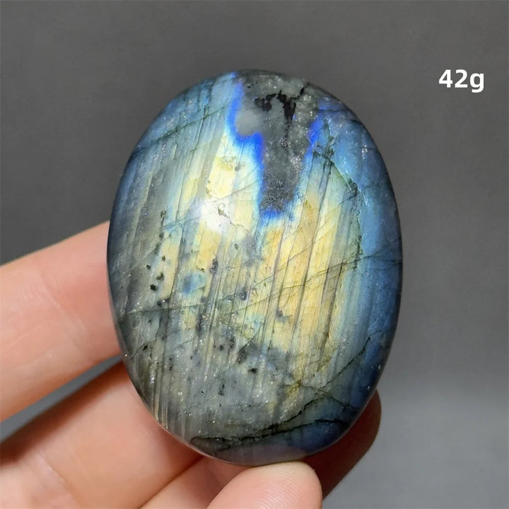 Labradorite Crystal Polished Palm Stone