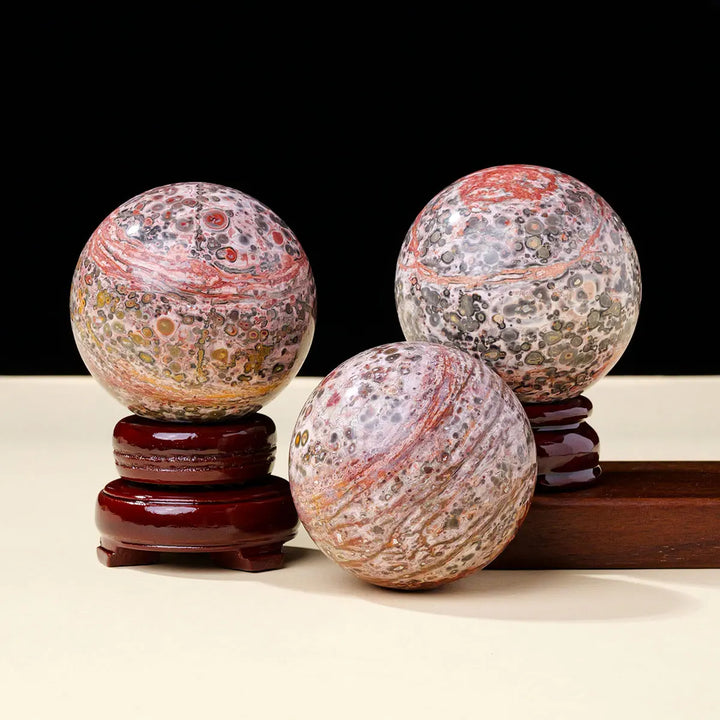 Leopard Agate Sphere