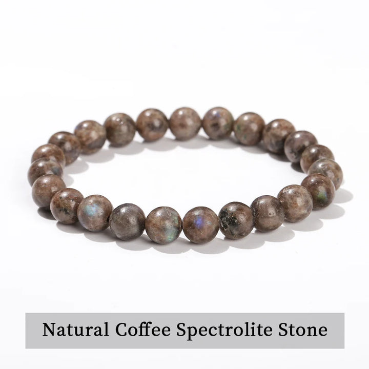 Natural Stone Beaded Bracelet in 30+ Crystal Varieties
