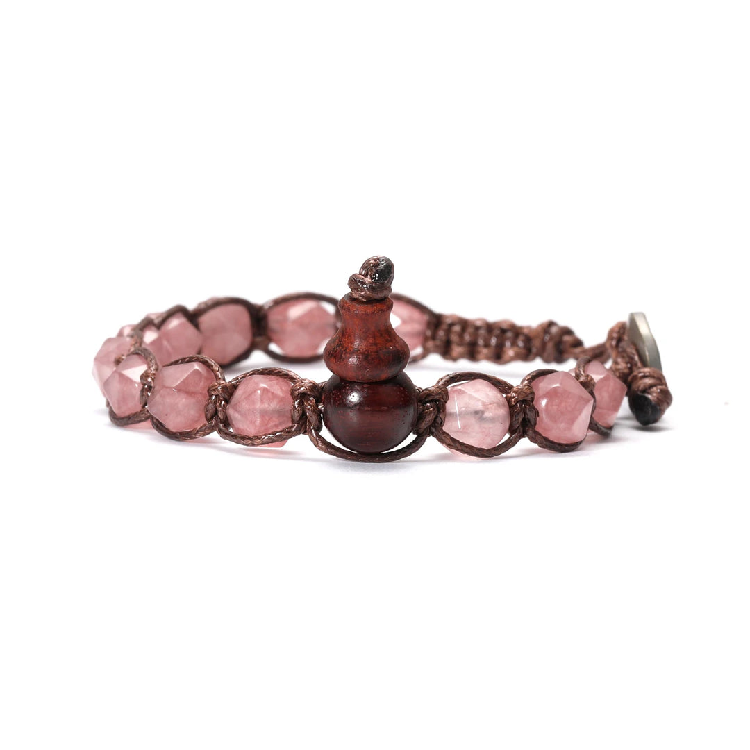 Natural Stone Handwoven Adjustable Unisex Bracelet