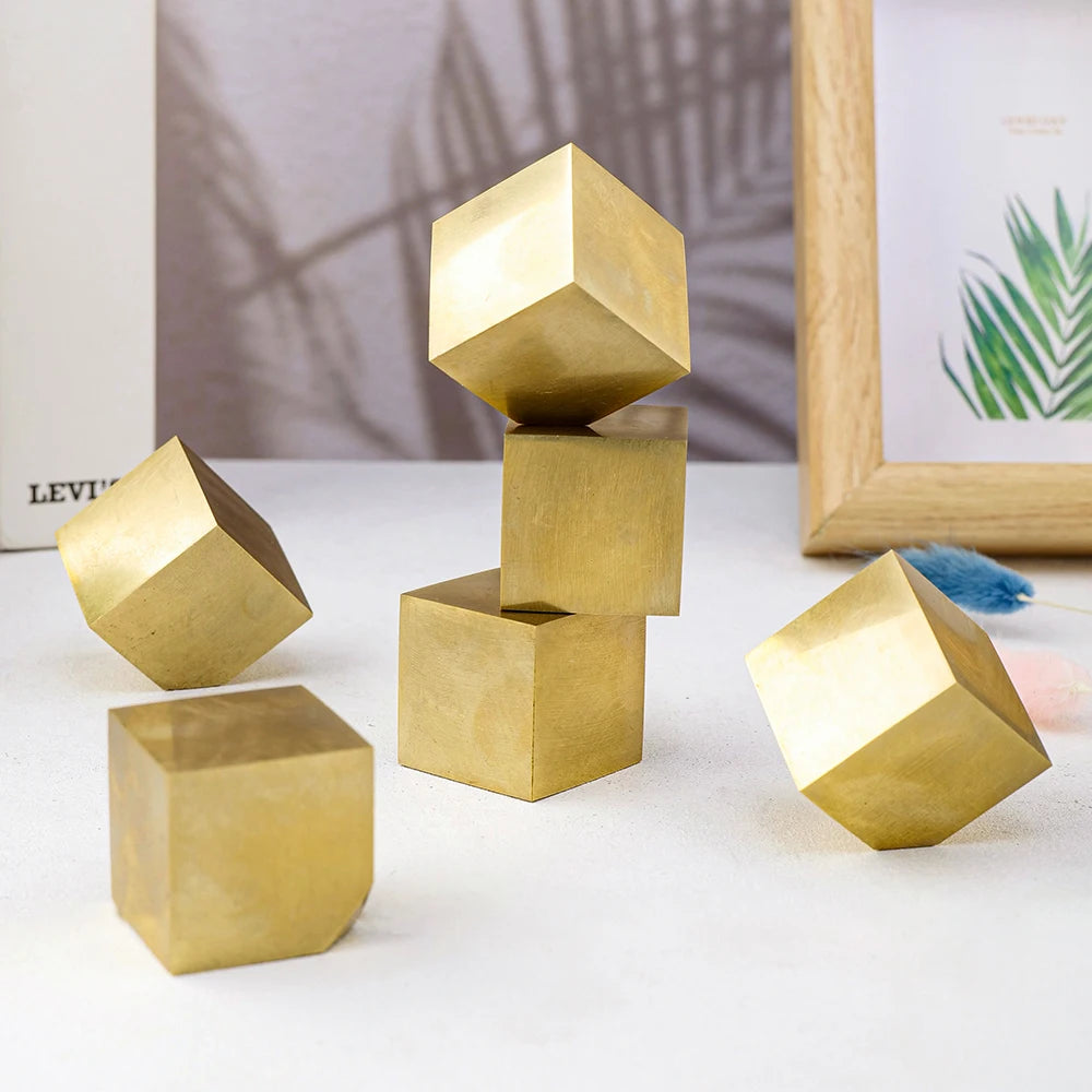Pyrite Crystal Natural Cubic Block Specimen