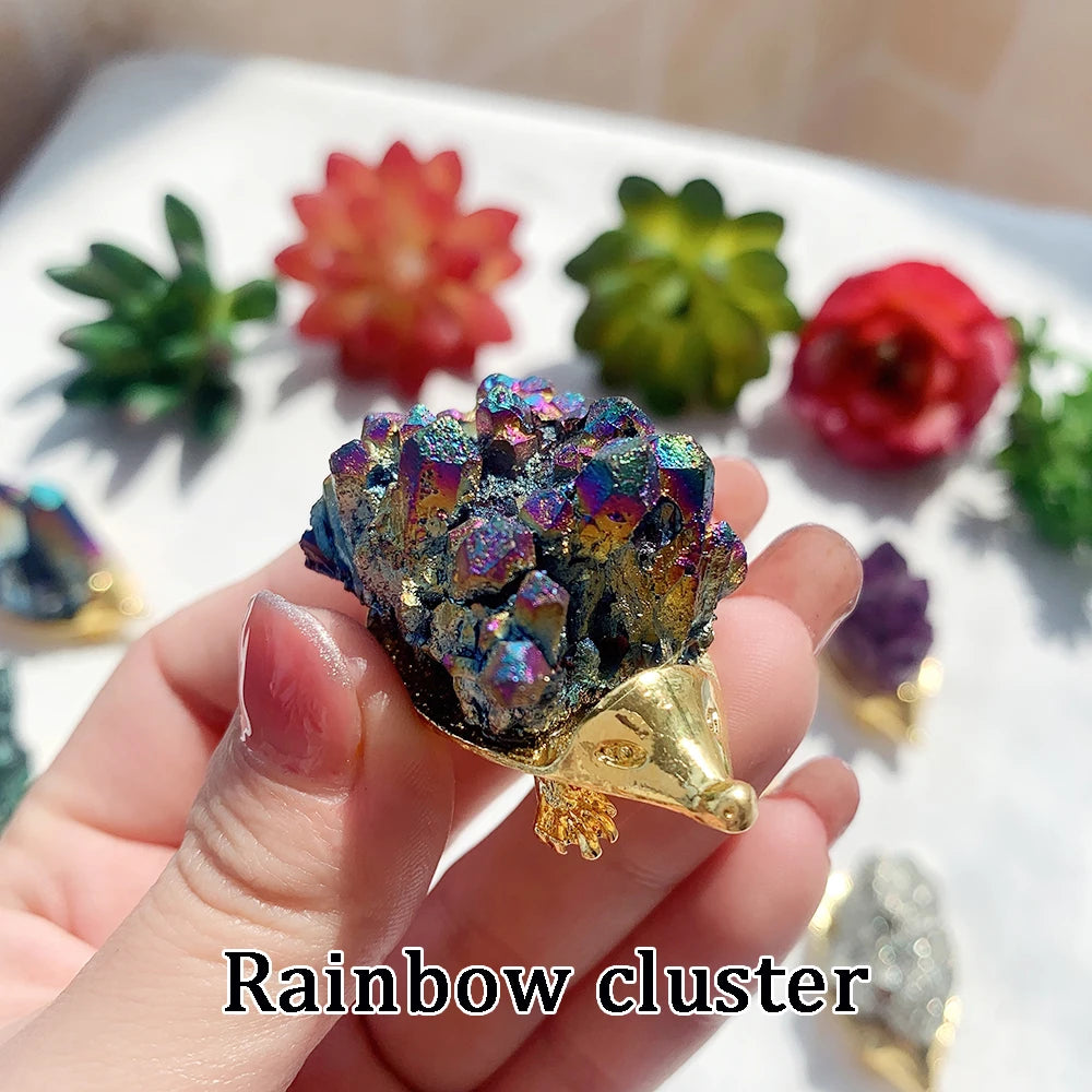 Crystal Hedgehog Figurine