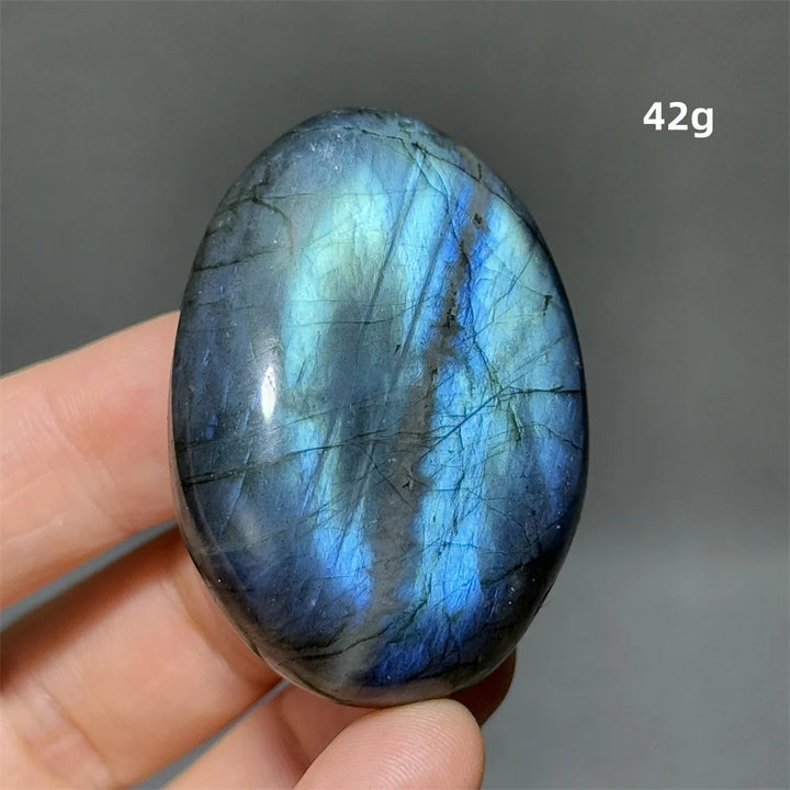 Labradorite Crystal Polished Palm Stone