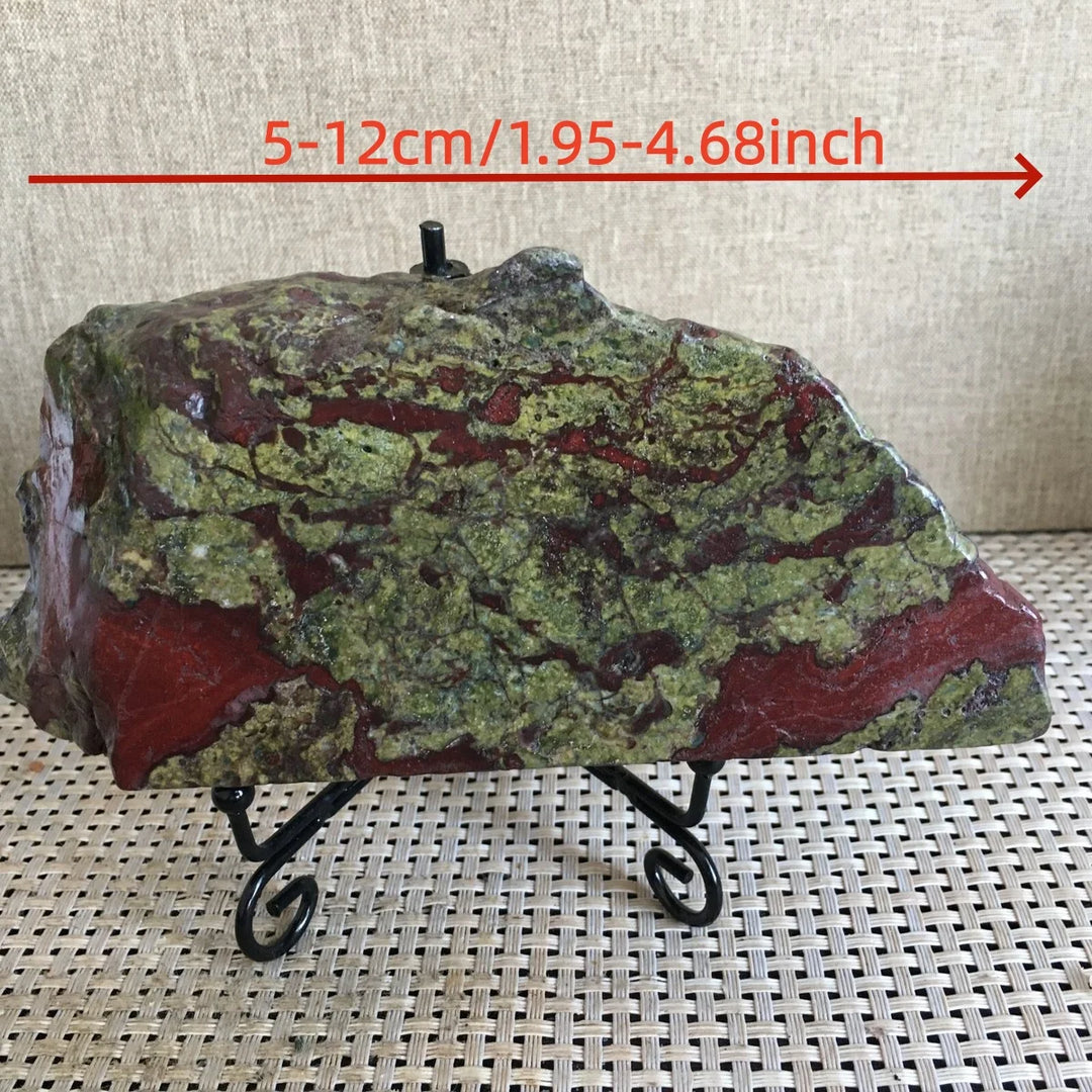 Dragon Blood Jasper Crystal Polished Slice Freeform