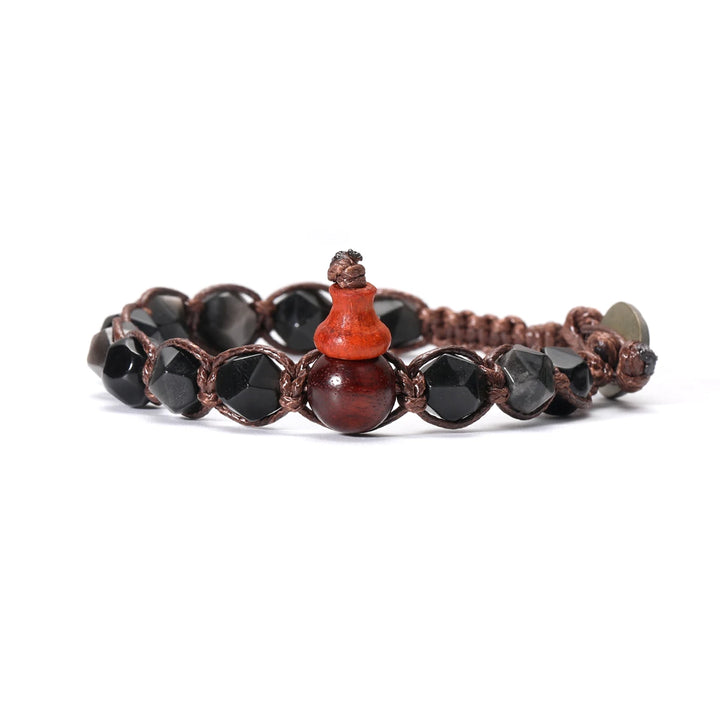 Natural Stone Handwoven Adjustable Unisex Bracelet