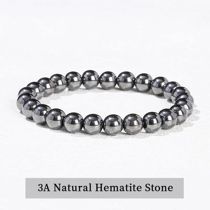 Natural Stone Beaded Bracelet in 30+ Crystal Varieties