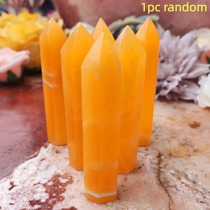 Honey Calcite Crystal Tower