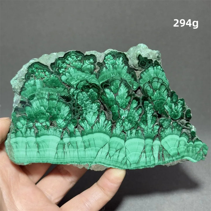 Malachite Raw Crystal Natural Stone Slice Mineral Slab