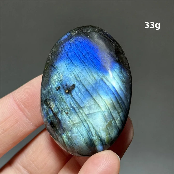 Labradorite Crystal Polished Palm Stone
