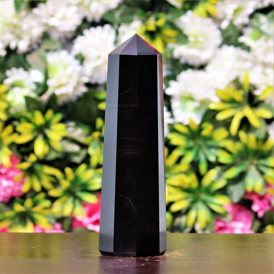 Black Tourmaline Crystal Tower