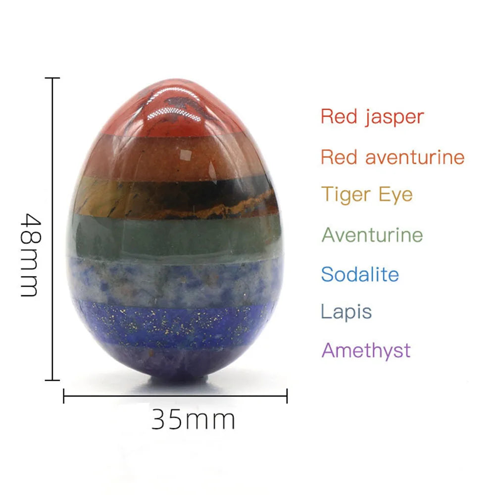 Seven Chakra Crystal Fused Polished Stone Collection