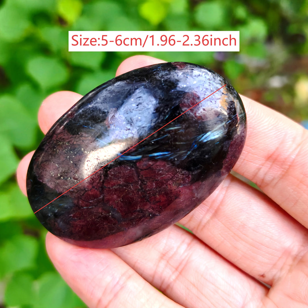 Firework Garnet Crystal Palm Stone (Rare)