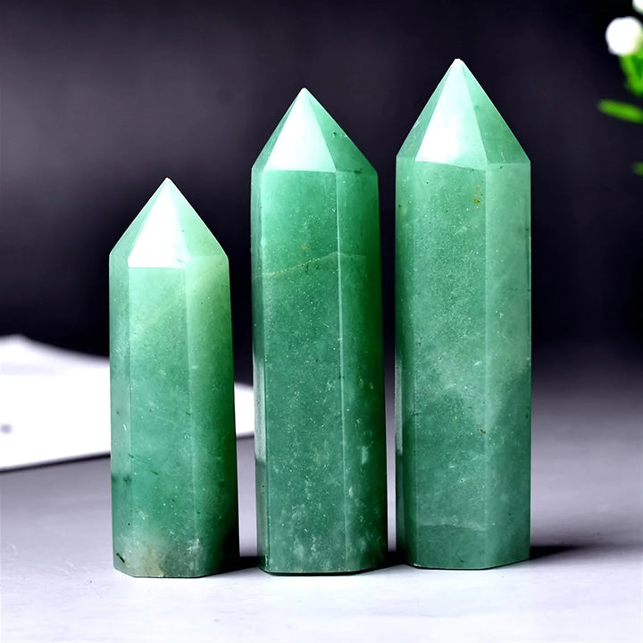 Green Aventurine Crystal Tower
