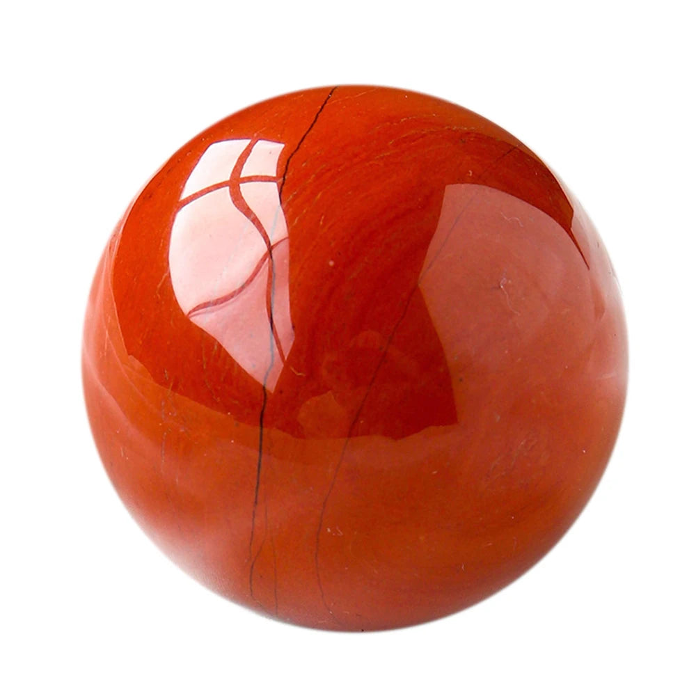 Red Jasper Crystal Polished Sphere