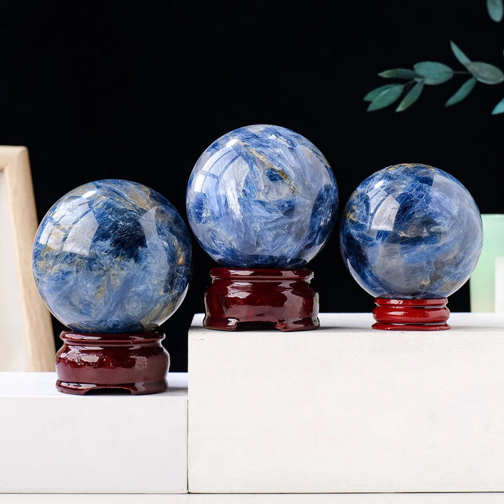 Blue Kyanite Crystal Sphere