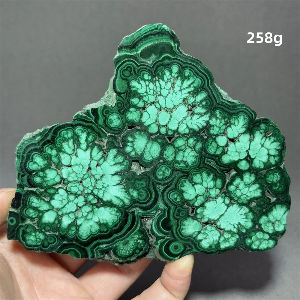 Malachite Raw Crystal Natural Stone Slice Mineral Slab