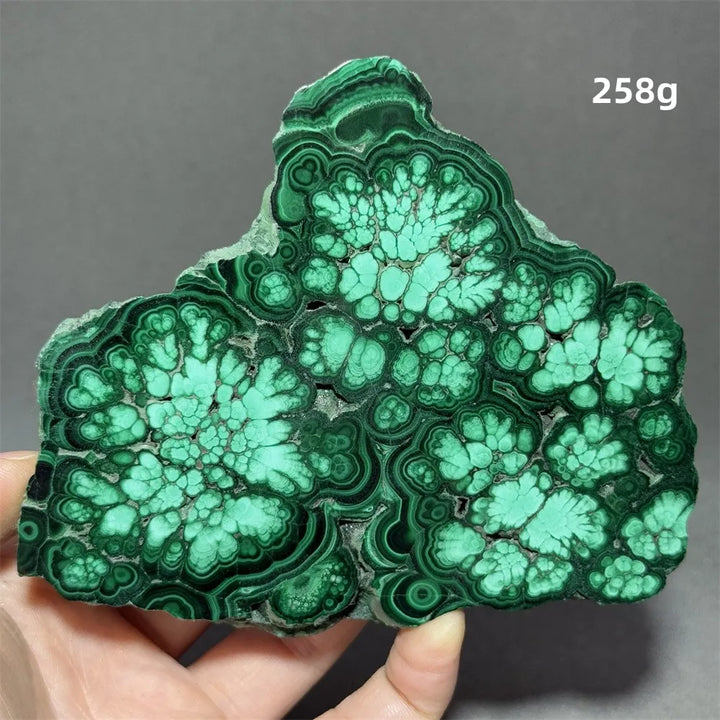 Malachite Raw Crystal Natural Stone Slice Mineral Slab