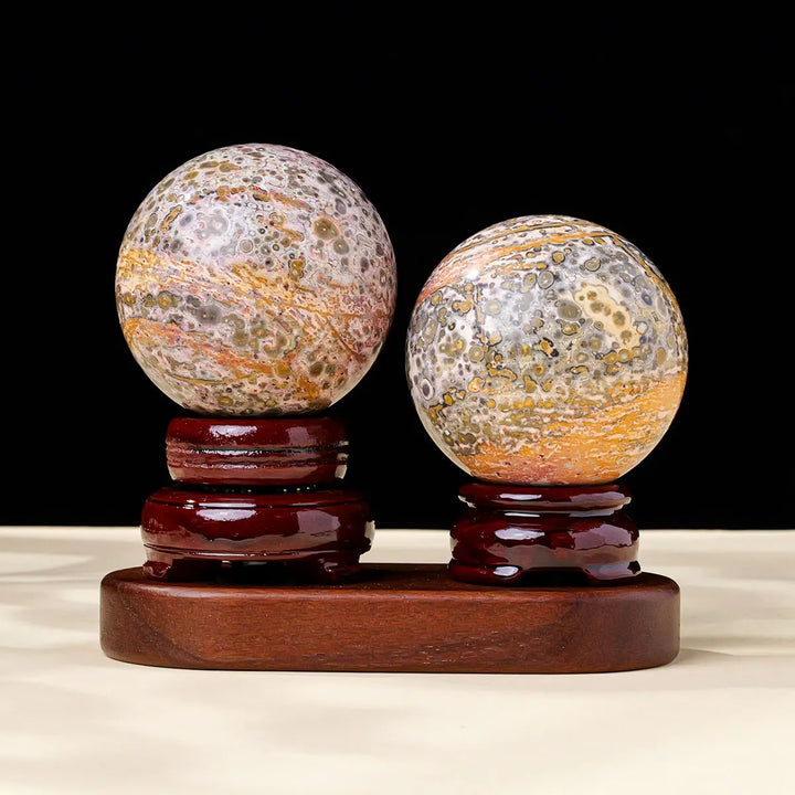 Leopard Agate Sphere