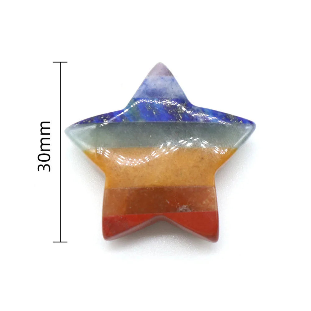 Seven Chakra Crystal Fused Polished Stone Collection