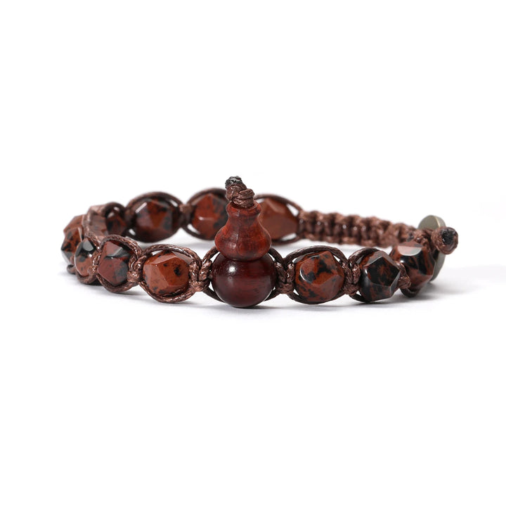 Natural Stone Handwoven Adjustable Unisex Bracelet
