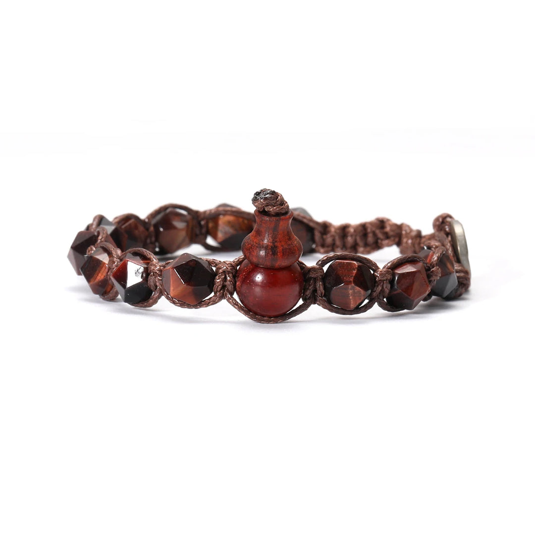 Natural Stone Handwoven Adjustable Unisex Bracelet